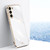 Samsung Galaxy S24 5G XINLI Straight Edge 6D Electroplate TPU Phone Case - White