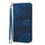 Samsung Galaxy S24 5G YX0060 Elephant Head Embossed Phone Leather Case with Lanyard - Royal Blue