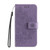Samsung Galaxy S24 7-petal Flowers Embossing Leather Phone Case - Light Purple