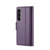 Samsung Galaxy S24 CaseMe 023 Butterfly Buckle Litchi Texture RFID Anti-theft Leather Phone Case - Pearly Purple