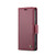 Samsung Galaxy S24 CaseMe 023 Butterfly Buckle Litchi Texture RFID Anti-theft Leather Phone Case - Wine Red