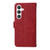 Samsung Galaxy S24 Classic Calf Texture Flip Leather Phone Case - Red