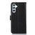 Samsung Galaxy S24 Crazy Horse Top Layer Cowhide Leather Phone Case - Black