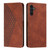 Samsung Galaxy S24 Diamond Splicing Skin Feel Magnetic Leather Phone Case - Brown