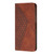 Samsung Galaxy S24 Diamond Splicing Skin Feel Magnetic Leather Phone Case - Brown