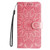 Samsung Galaxy S24 Embossed Sunflower Leather Phone Case - Rose Gold