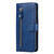 Samsung Galaxy S24 Fashion Calf Texture Zipper Leather Phone Case - Blue