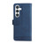 Samsung Galaxy S24 Skin Feel Life Tree Metal Button Leather Phone Case - Blue