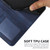 Samsung Galaxy S24 Stitching Calf Texture Buckle Leather Phone Case - Blue