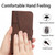 Samsung Galaxy S24 Stitching Calf Texture Buckle Leather Phone Case - Brown