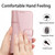 Samsung Galaxy S24 Stitching Calf Texture Buckle Leather Phone Case - Pink