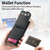 Samsung Galaxy S24 Ultra 5G Litchi Leather Oil Edge Ring Zipper Wallet Back Phone Case - Black