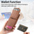 Samsung Galaxy S24 Ultra 5G Litchi Leather Oil Edge Ring Zipper Wallet Back Phone Case - Brown