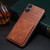 Samsung Galaxy A14 4G/5G Denior Imitation Crocodile Leather Back Phone Case with Holder - Brown