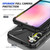 Samsung Galaxy A14 4G/5G MagSafe Magnetic Shockproof Phone Case with Ring Holder - Black