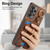 Samsung Galaxy A14 4G/5G Retro Skin-feel Ring Card Bag Phone Case with Hang Loop - Brown