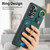 Samsung Galaxy A14 4G/5G Retro Skin-feel Ring Card Bag Phone Case with Hang Loop - Green