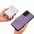 Samsung Galaxy A14 4G/5G Retro Splitable Magnetic Card Bag Leather Phone Case - Purple