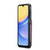 Samsung Galaxy A14 5G Fierre Shann Crazy Horse Card Holder Back Cover PU Phone Case - Pink