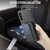 Samsung Galaxy A14 5G Fierre Shann Oil Wax Cow Leather Card Holder Back Phone Case - Black