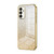 Samsung Galaxy A14 5G Gradient Glitter Powder Electroplated Phone Case - Gold