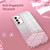 Samsung Galaxy A14 5G Gradient Glitter Powder Electroplated Phone Case - Silver