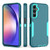 Samsung Galaxy A25 5G 2 in 1 Magnetic PC + TPU Phone Case - Blue+Blue Green