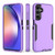 Samsung Galaxy A25 5G 2 in 1 Magnetic PC + TPU Phone Case - Purple+Black
