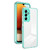 Samsung Galaxy A25 5G 3 in 1 Clear TPU Color PC Frame Phone Case - Light Green