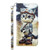 Samsung Galaxy A25 5G 3D Painted Leather Phone Case - Naughty Cat