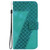 Samsung Galaxy A25 5G 7-shaped Embossed Leather Phone Case - Green