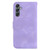 Samsung Galaxy A25 5G 7-shaped Embossed Leather Phone Case - Purple