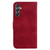 Samsung Galaxy A25 5G 7-shaped Embossed Leather Phone Case - Red