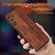 Samsung Galaxy A25 5G AZNS 3D Embossed Skin Feel Phone Case - Brown