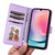 Samsung Galaxy A25 5G BETOPNICE BN-005 2 in 1 Detachable Imitate Genuine Leather Phone Case - Light Purple