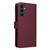Samsung Galaxy A25 5G BETOPNICE BN-005 2 in 1 Detachable Imitate Genuine Leather Phone Case - Wine Red
