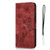 Samsung Galaxy A25 5G Butterfly Cat Embossing Flip Leather Phone Case - Red