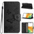 Samsung Galaxy A25 5G Butterfly Embossed Flip Leather Phone Case - Black