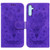 Samsung Galaxy A25 5G Butterfly Rose Embossed Leather Phone Case - Purple