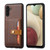 Samsung Galaxy A25 5G Calfskin Card Slot TPU + PU Phone Case - Brown