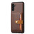 Samsung Galaxy A25 5G Calfskin Card Slot TPU + PU Phone Case - Brown