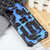 Samsung Galaxy A25 5G Camouflage Armor Kickstand TPU + PC Magnetic Phone Case - Dark Blue