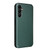 Samsung Galaxy A25 5G Carbon Fiber Texture Flip Leather Phone Case - Green