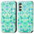 Samsung Galaxy A25 5G CaseNeo Colorful Magnetic Leather Phone Case - Emeralds