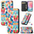 Samsung Galaxy A25 5G CaseNeo Colorful Magnetic Leather Phone Case - Magic Space