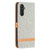 Samsung Galaxy A25 5G Color Block Denim Texture Leather Phone Case - Grey