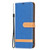 Samsung Galaxy A25 5G Color Block Denim Texture Leather Phone Case - Royal Blue