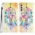 Samsung Galaxy A25 5G Colored Drawing Leather Phone Case - Dream Catcher