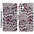 Samsung Galaxy A25 5G Colored Drawing Leather Phone Case - Leopard