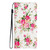 Samsung Galaxy A25 5G Colored Drawing Leather Phone Case - Peonies